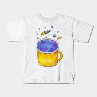 Morning Space Coffee Kids T-Shirt